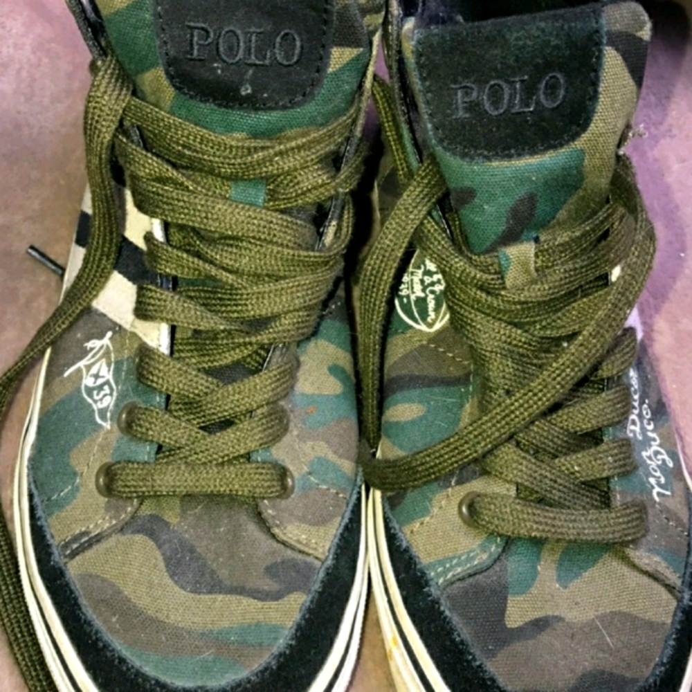 Men's very Rare Ralph Lauren Polo Camo with graffi